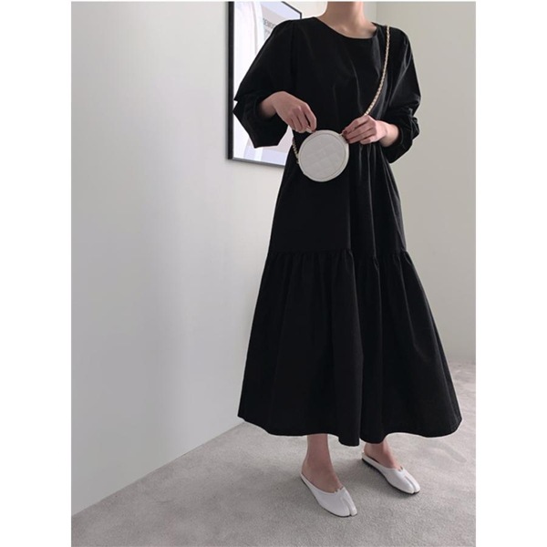 2色展開 レディース ワンピース ロングワンピース ロングワンピ 長袖 膝下 ロング丈 マキシ丈 マキシ アンクル丈 Aライン ボリューム袖 切り替え ティアードワンピ フレア フレアスカート 2色展開 レディース ワンピース ロングワンピース ロングワンピ 長袖 膝下 ロング丈 マキシ丈 マキシ アンクル丈 Aライン ボリューム袖 切り替え ティアードワンピ フレア フレアスカート