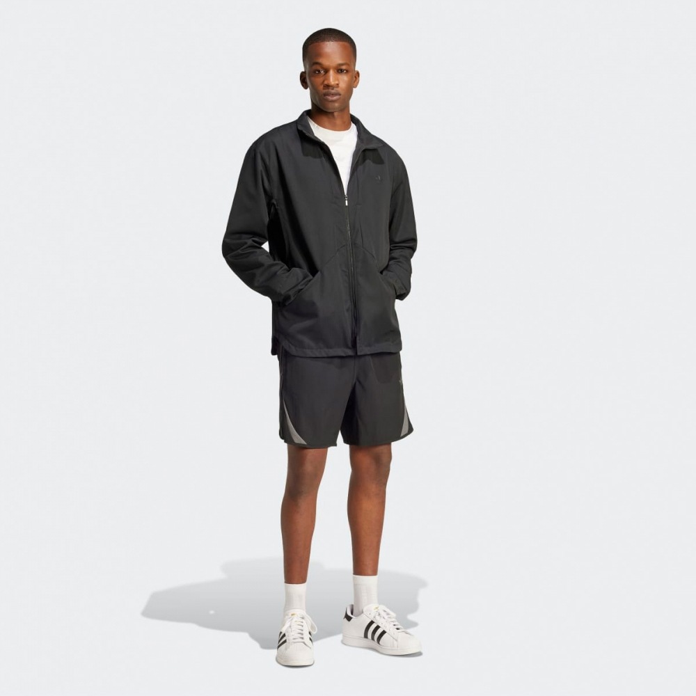 アディダス トレフォイル ロゴ ジャケット JD0049-BLACK アディダス トレフォイル ロゴ ジャケット JD0049-BLACK