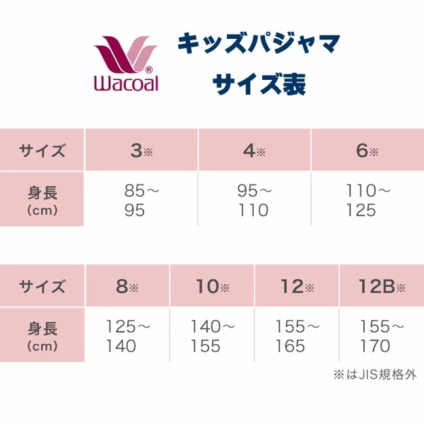 ワコール Wacoal キッズ BOYS(男児) (10サイズ 12Bサイズ)パジャマ 男の子 男児パジャマ 綿100％ 入園準備 入学準備 CBT734 【F】