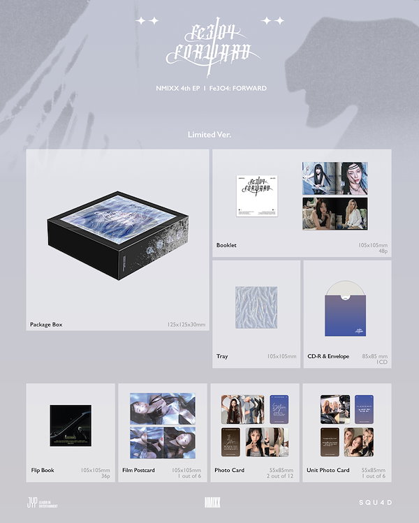 Qoo10] JYP Entertainment NMIXX - Fe3O4: FORWA