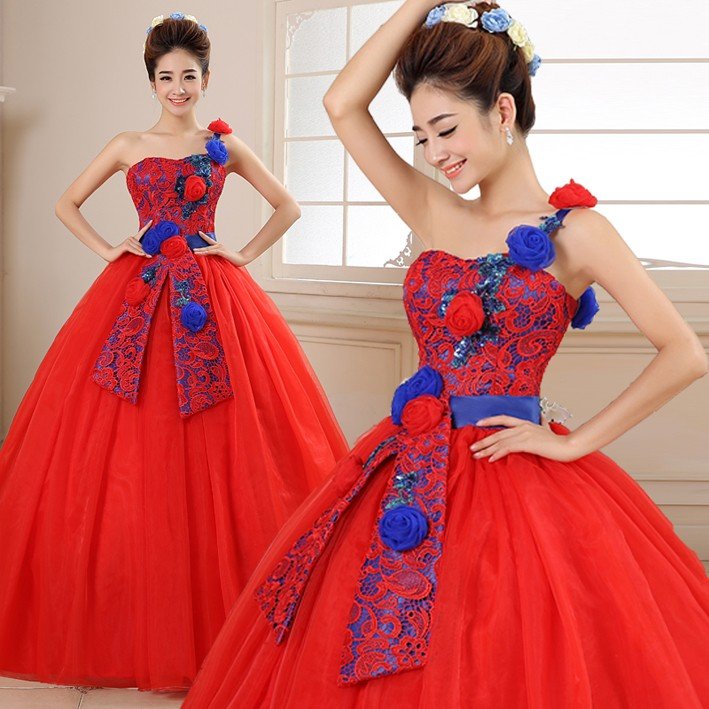 カラードレス ウェディングドレス ロングドレス 演奏会 コンサート 舞台衣装 大きいサイズ レッド カラードレス ウェディングドレス ロングドレス 演奏会 コンサート 舞台衣装 大きいサイズ レッド