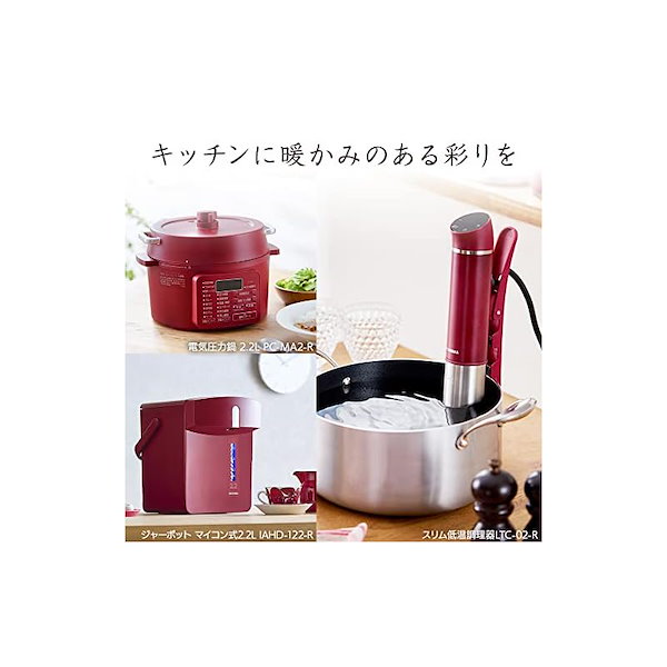Qoo10] アイリスオーヤマ スリム 低温調理器 真