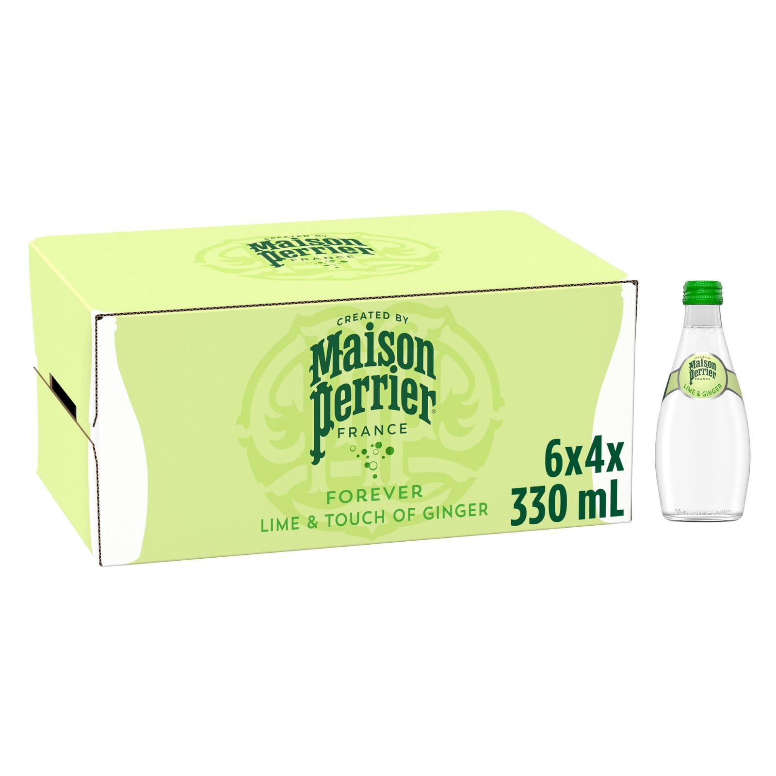 Maison Perrier(メゾンペリエ) メゾンペリエ コレクション ライムジンジャー 330ml×24本 Maison Perrier(メゾンペリエ) メゾンペリエ コレクション ライムジンジャー 330ml×24本