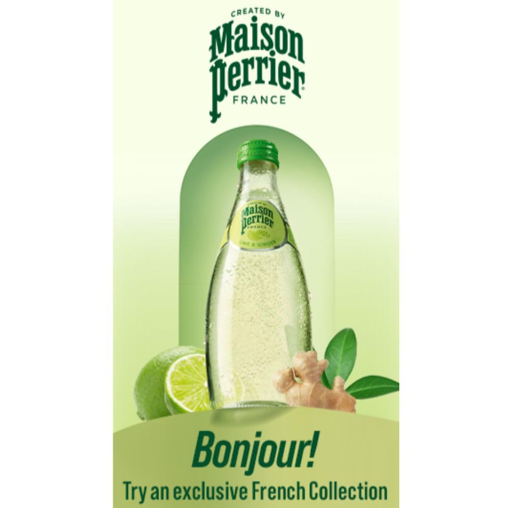 Maison Perrier(メゾンペリエ) メゾンペリエ コレクション ライムジンジャー 330ml×24本 Maison Perrier(メゾンペリエ) メゾンペリエ コレクション ライムジンジャー 330ml×24本
