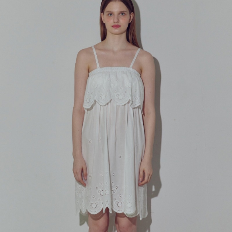 BALCONY [4534-BCUHO] [キャップ内蔵] モルディブトップワンピース Ivory