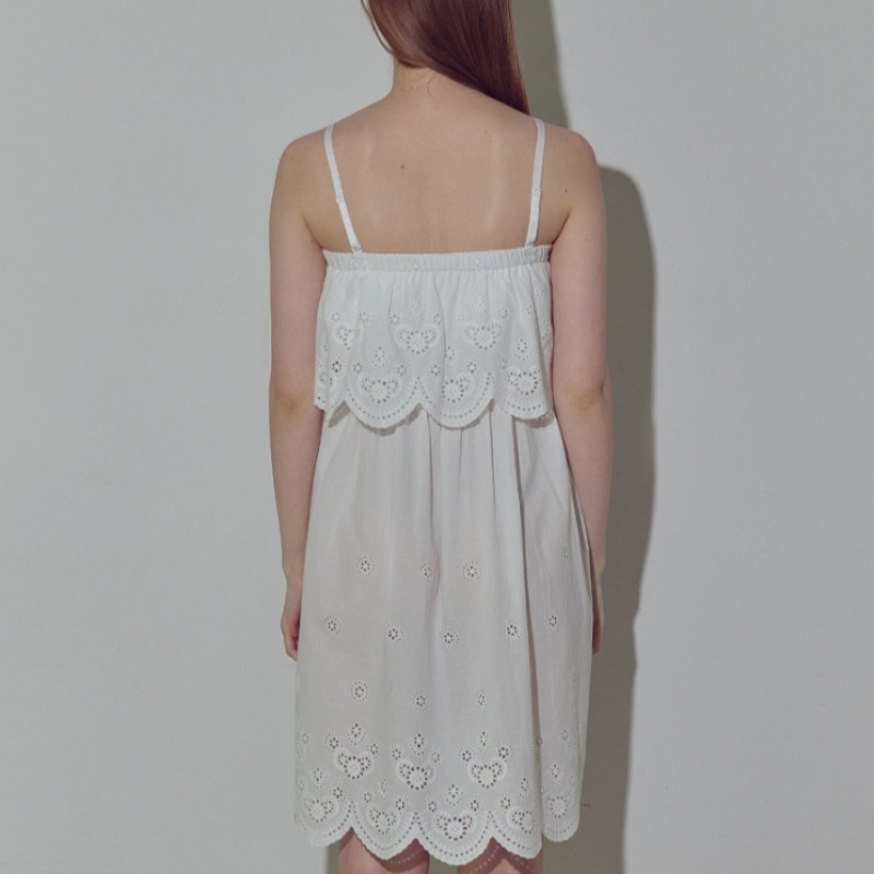 BALCONY [4534-BCUHO] [キャップ内蔵] モルディブトップワンピース Ivory