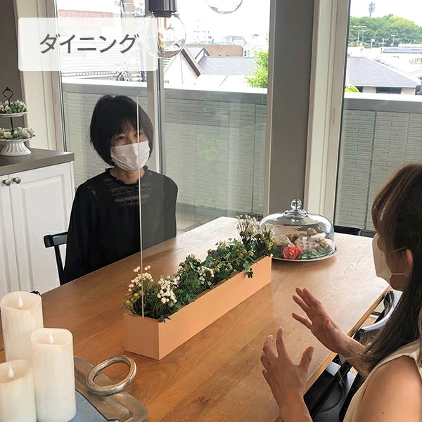 フローラ アクリルパーテーション 幅60 FP21071-001