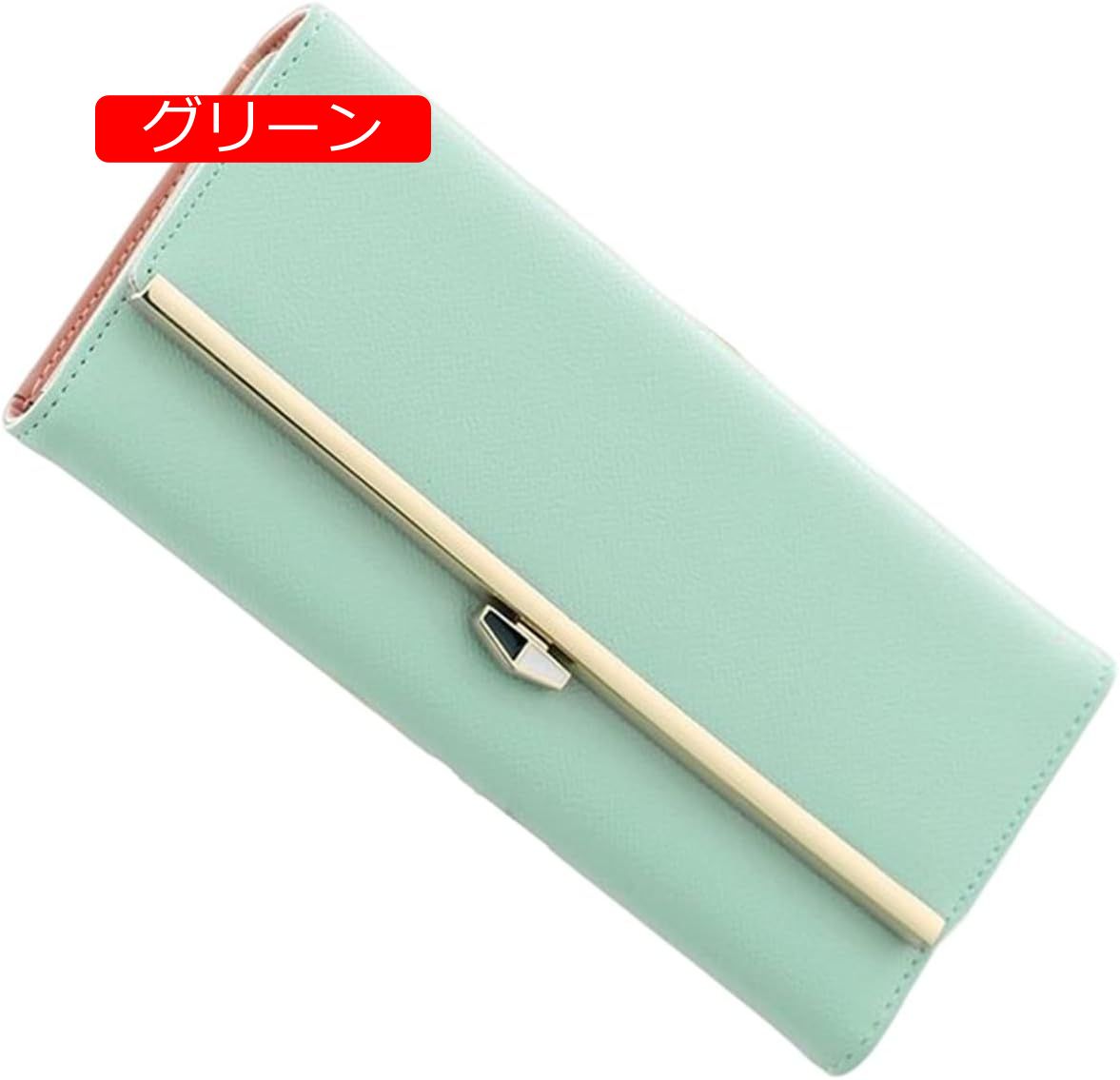 【20%OFFクーポン】三つ折り 長財布 レディース 大人 無地 英字柄 ファスナー ボタン 財布 大容量 カード レシートと小銭 スマホ入れ可 多機能 お手頃 使いやすい マチ付き コインケース 上