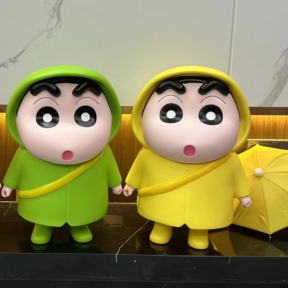 特大レインコートしんちゃん人形 1:1 フィギュアトレンディーアニメ周辺屋外装飾品彼氏と彼女の誕生日に