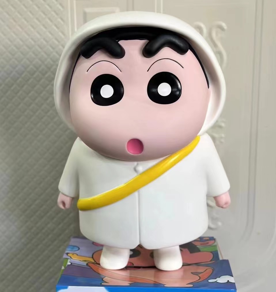 特大レインコートしんちゃん人形 1:1 フィギュアトレンディーアニメ周辺屋外装飾品彼氏と彼女の誕生日に