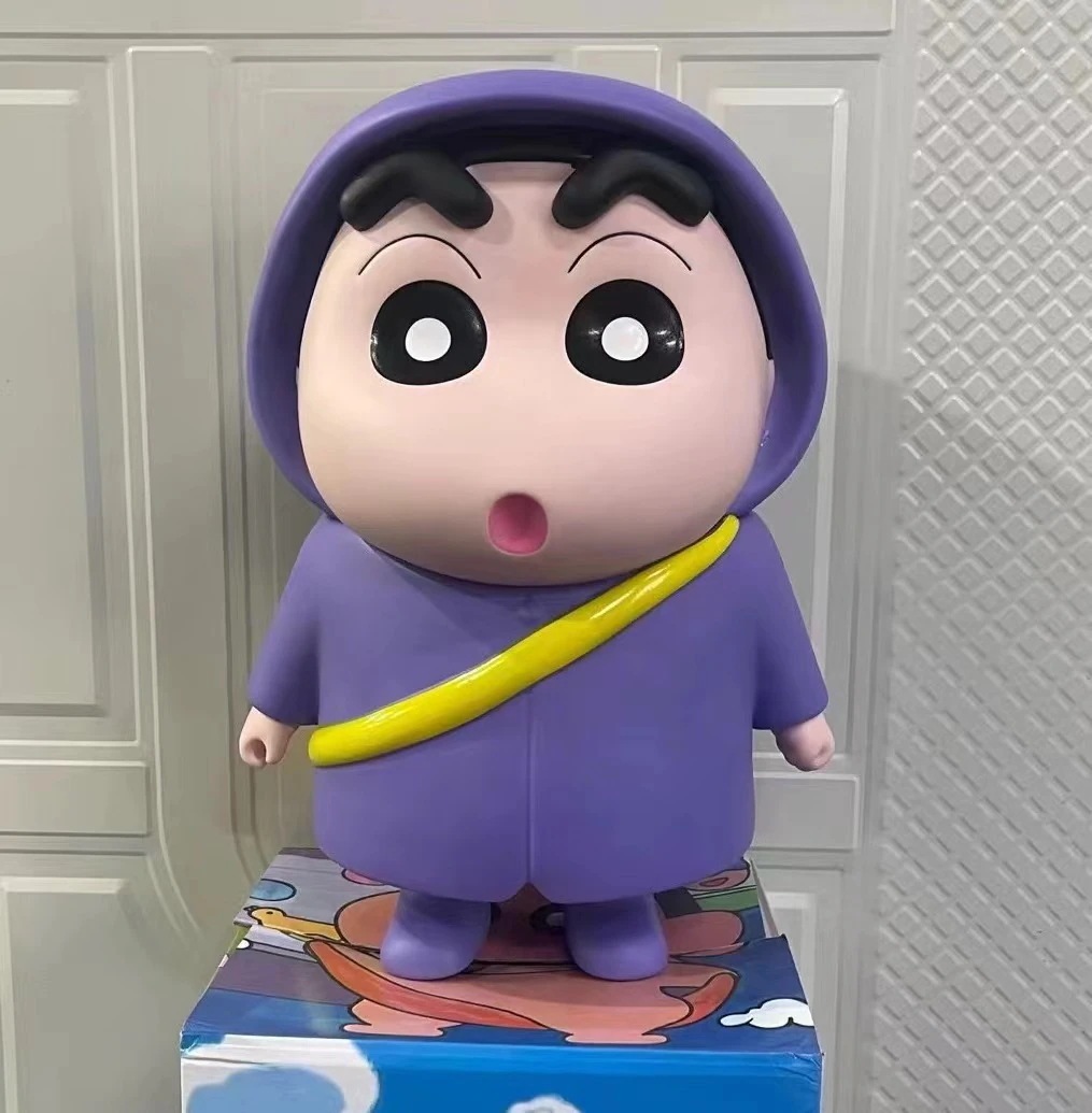 特大レインコートしんちゃん人形 1:1 フィギュアトレンディーアニメ周辺屋外装飾品彼氏と彼女の誕生日に