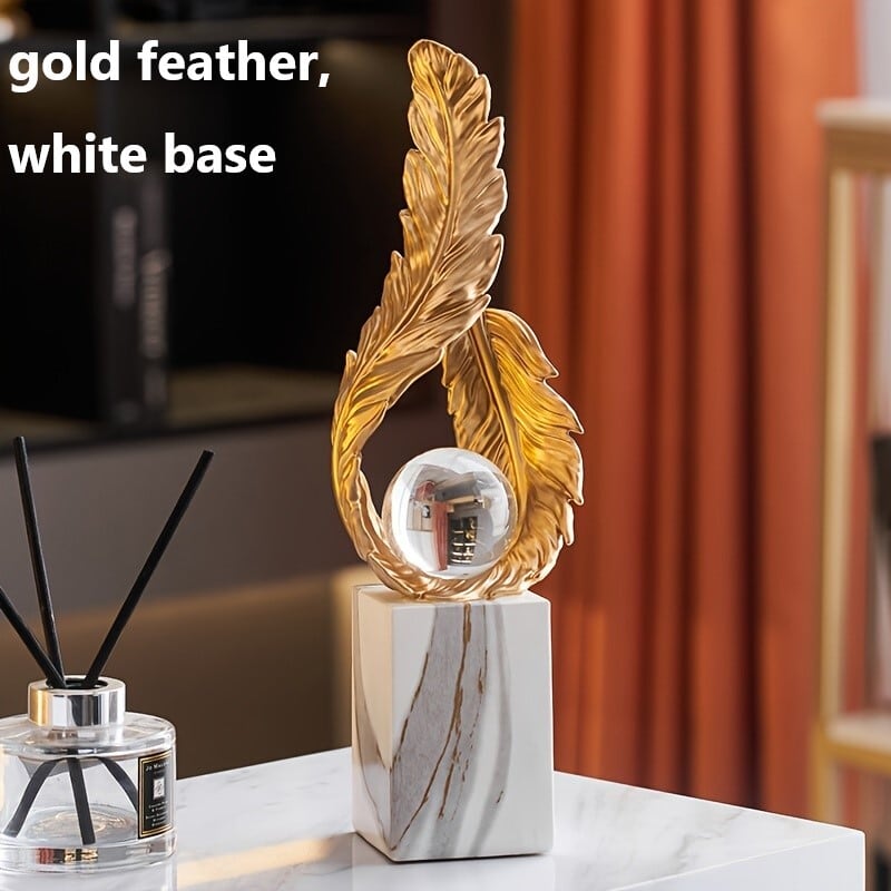 オブジェ 羽根 シンプル モダン クリエイティブ 置物 オーナメント おしゃれ かわいい インテリア プレゼント ゴールド 白 ホワイト 4-7 オブジェ 羽根 シンプル モダン クリエイティブ 置物 オーナメント おしゃれ かわいい インテリア プレゼント ゴールド 白 ホワイト 4-7