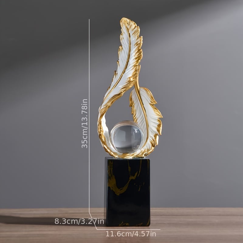 オブジェ 羽根 シンプル モダン クリエイティブ 置物 オーナメント おしゃれ かわいい インテリア プレゼント ゴールド 白 ホワイト 4-7 オブジェ 羽根 シンプル モダン クリエイティブ 置物 オーナメント おしゃれ かわいい インテリア プレゼント ゴールド 白 ホワイト 4-7