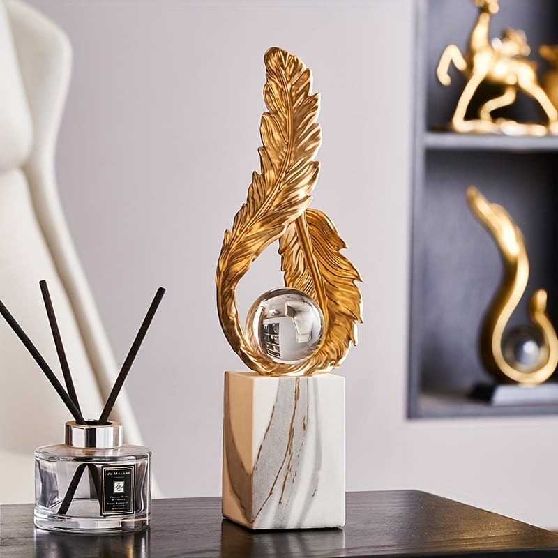 オブジェ 羽根 シンプル モダン クリエイティブ 置物 オーナメント おしゃれ かわいい インテリア プレゼント ゴールド 白 ホワイト 4-7 オブジェ 羽根 シンプル モダン クリエイティブ 置物 オーナメント おしゃれ かわいい インテリア プレゼント ゴールド 白 ホワイト 4-7