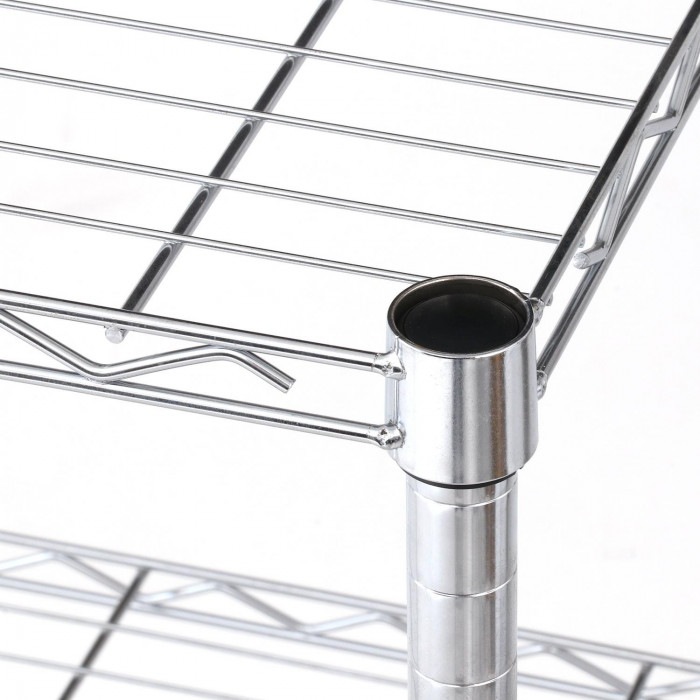 不二貿易 C/D:91787 メタルマルチシェルフ4段90 クロム MS-945154CR 91787 不二貿易 C/D:91787 メタルマルチシェルフ4段90 クロム MS-945154CR 91787