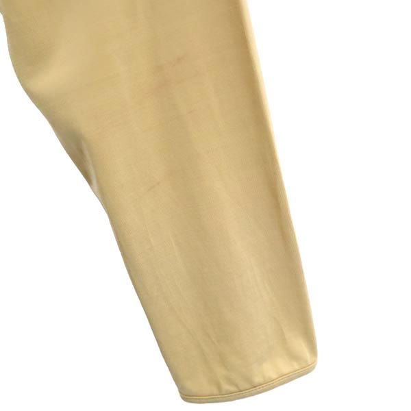 アルマーニジーンズ 長袖 カーディガン USA6 ベージュ ARMANI JEANS ポケット付き レディース