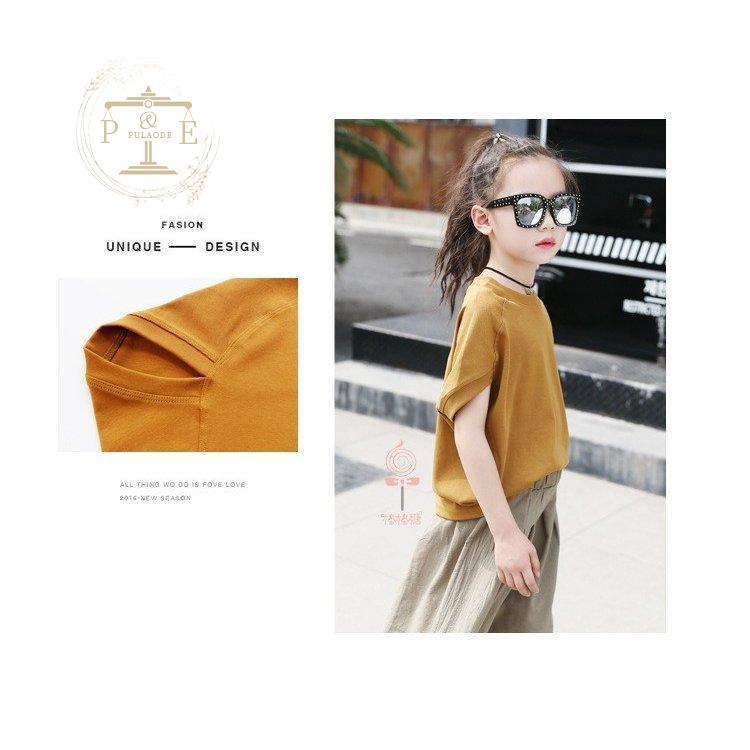 子供服 女の子 韓国 セットアップ キッズ 夏 2点セット 子ども服 Tシャツ +パンツ 半袖 カットソー 大人っぽい カジュアル ナチュラル ガール 女児 おしゃれ