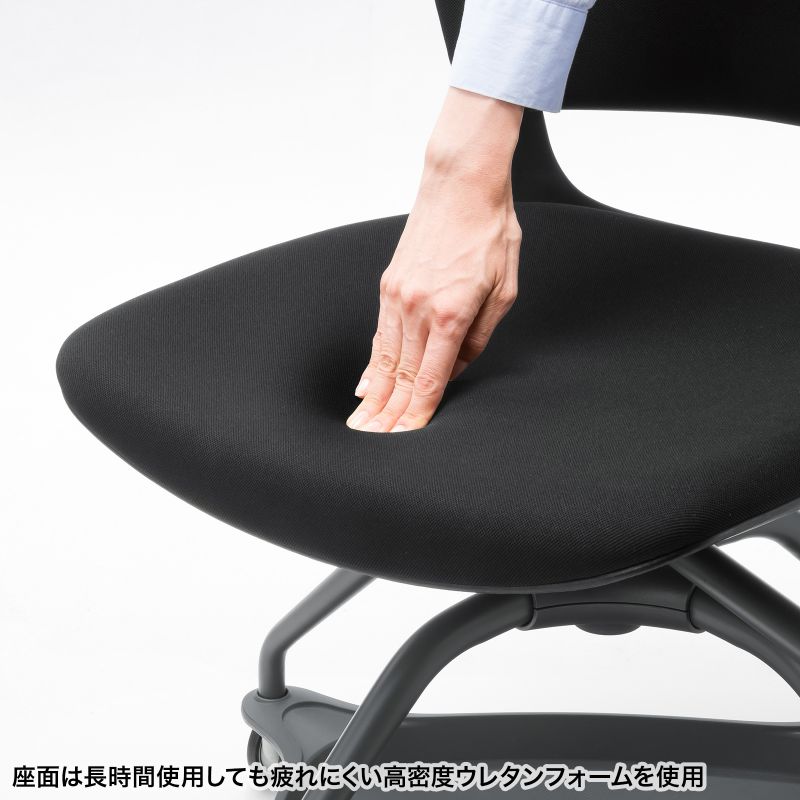 SNC-T165BK （ブラック） ミーティングチェア　テーブル付き