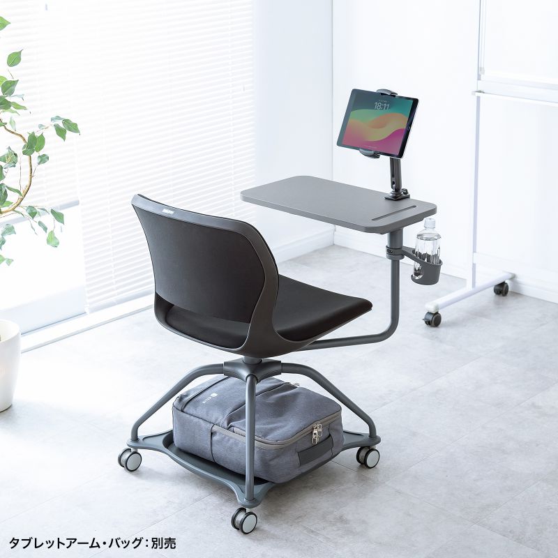 SNC-T165BK （ブラック） ミーティングチェア　テーブル付き