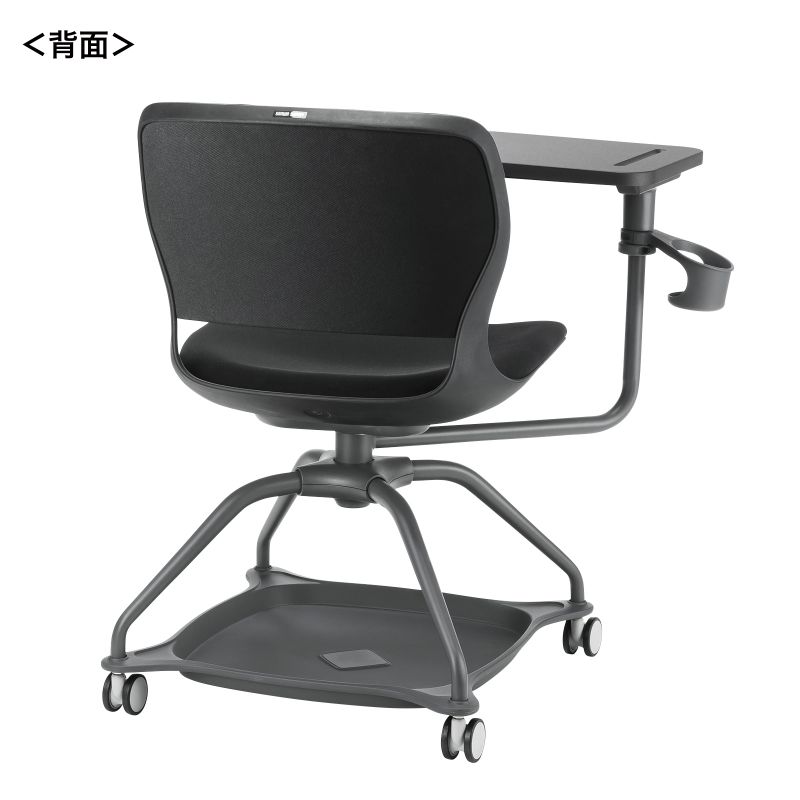 SNC-T165BK （ブラック） ミーティングチェア　テーブル付き