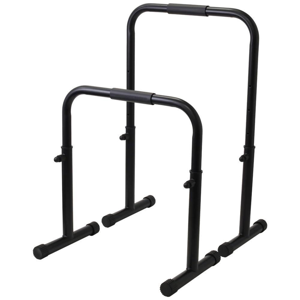 ディップススタンド 高さ調節可能 耐荷重150kg ディップス スタンド バー ディップスバー ディップスマシン 筋トレ チンニング トレーニング フィットネス ストレッチ 懸垂マシン 筋トレ器具 運