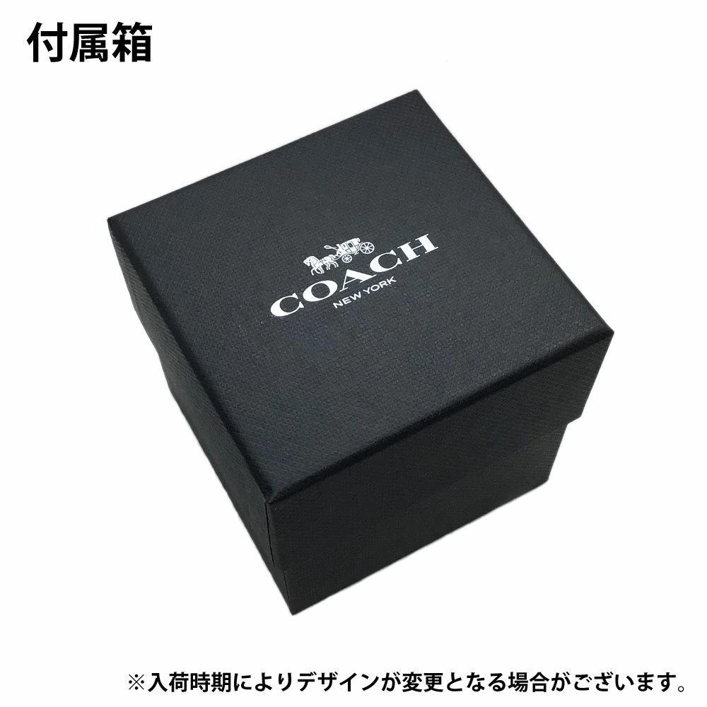 コーチ 腕時計 レディース グリーン ブラック レザーベルト COACH GRAND 14503972