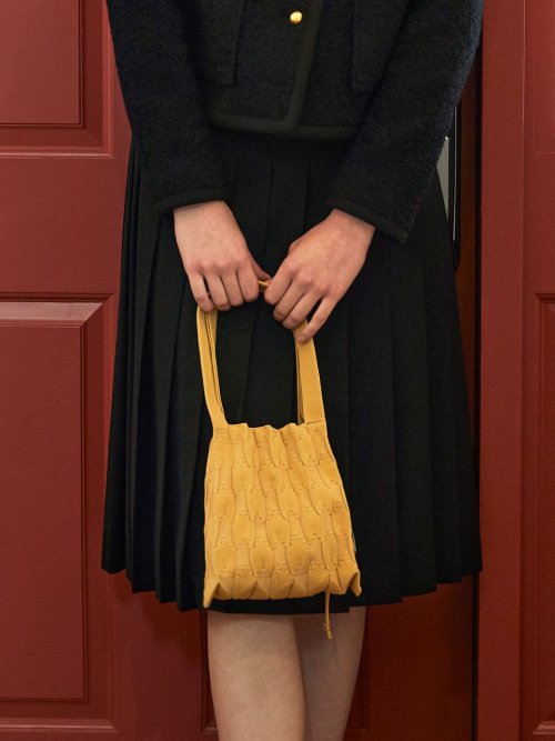Lucky Pleats Knit S Pretzel (ALL) 4色 Eco 韓国人気 韓国ファッション 女性バッグ ショルダーバッグ 大学生 ファッションバッグ ハンドバッグ
