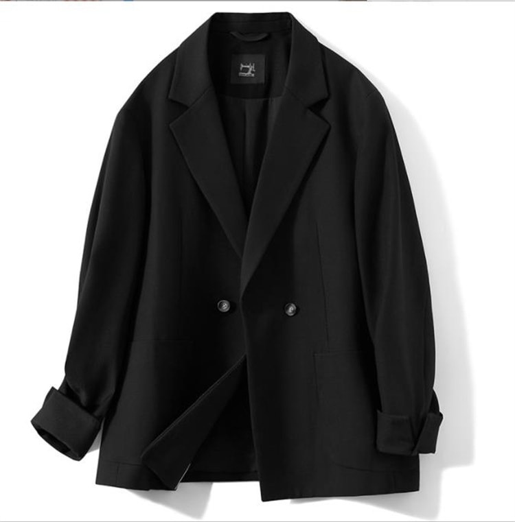 INSスタイル カッコいい トレンド 春秋 スーツコート カジュアル 洋服 スーツ ゆったりする ロングパンツ 肌にやさしい