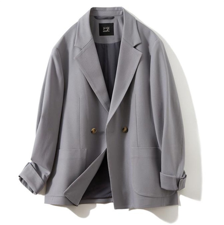 INSスタイル カッコいい トレンド 春秋 スーツコート カジュアル 洋服 スーツ ゆったりする ロングパンツ 肌にやさしい