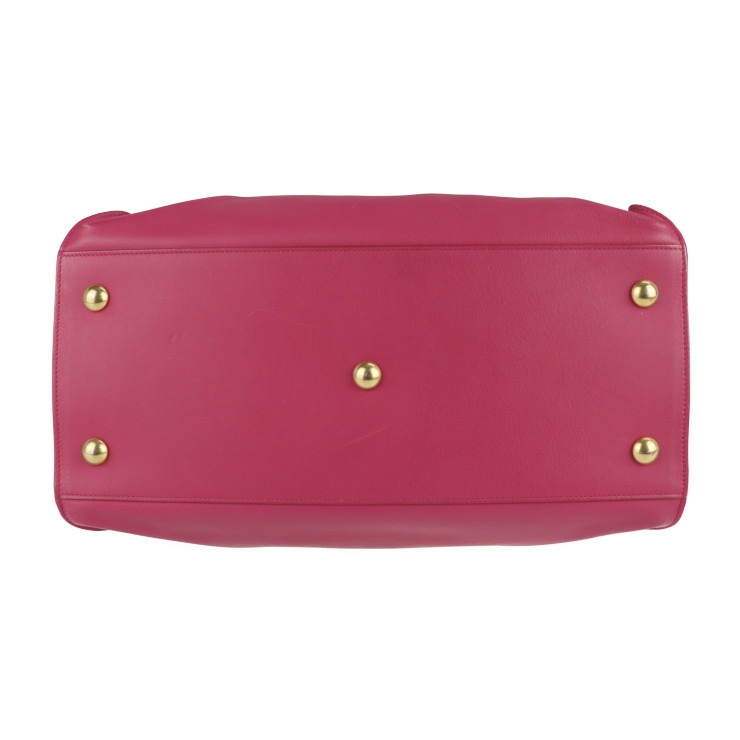 美品 SAINT LAURENT PARIS サンローランパリ ハンドバッグ 311208 カバス クラシック Yライン レザー ピンク ゴールド金具 ボストンバッグ トートバ【本物保証】 美品 SAINT LAURENT PARIS サンローランパリ ハンドバッグ 311208 カバス クラシック Yライン レザー ピンク ゴールド金具 ボストンバッグ トートバ【本物保証】