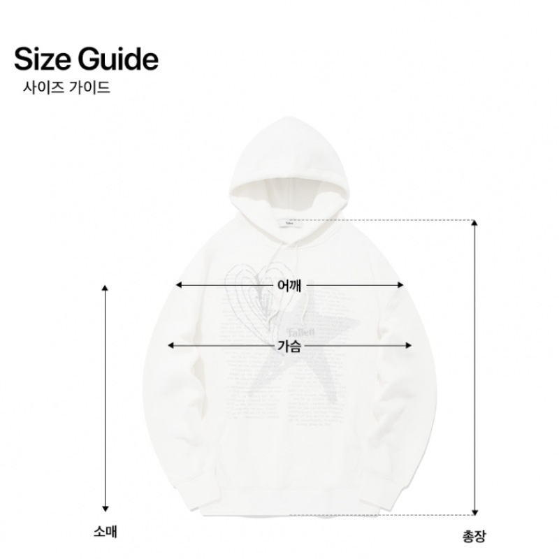 FALLETT ラブレターフードホワイト FALLETT ラブレターフードホワイト