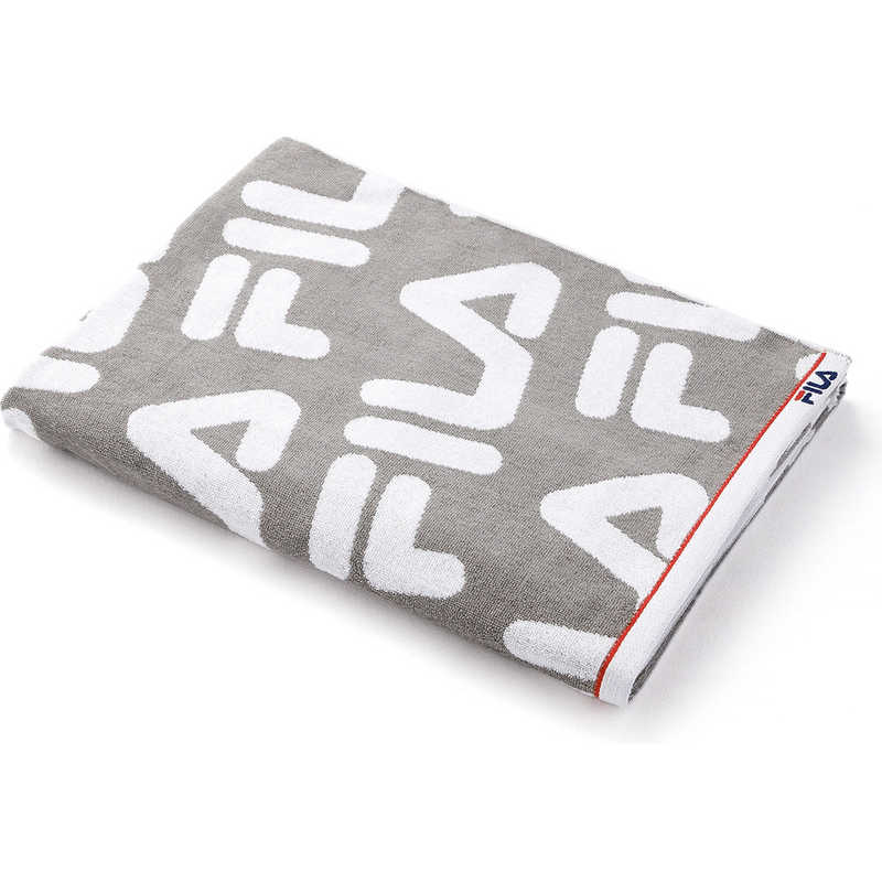 タオル美術館 FILA(フィラ)総柄 マルチケット グレー タオル美術館 FILA(フィラ)総柄 マルチケット グレー