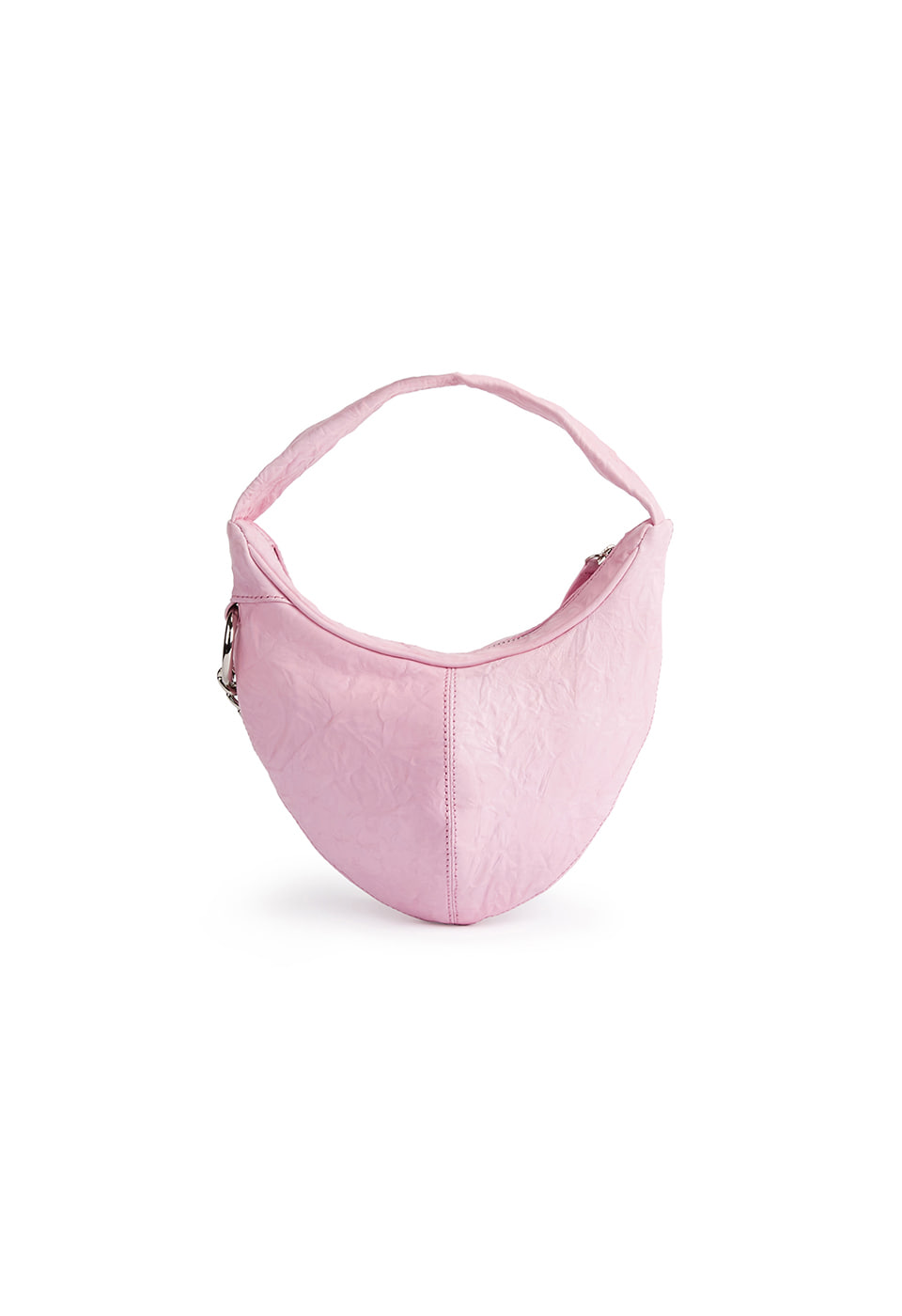 OPEN Yy】 CRINKLE MOTO HOBO MINI : PINK ショルダーバッグ