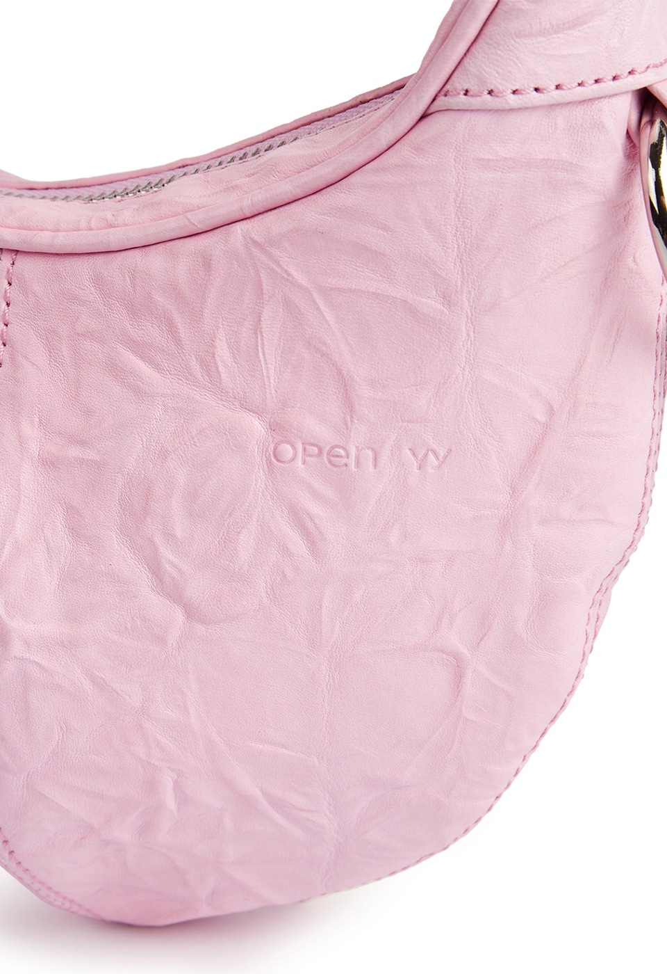 早期完売★OPEN YY★CRINKLE MOTO HOBO MINI ホーボーバッグPINK OPEN Yy】 CRINKLE MOTO HOBO MINI : PINK ショルダーバッグ