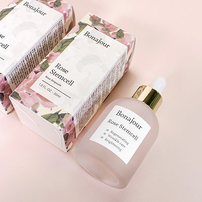 Qoo10] ボナジュール ローズステムセルアンプル 30ml /セ : スキンケア