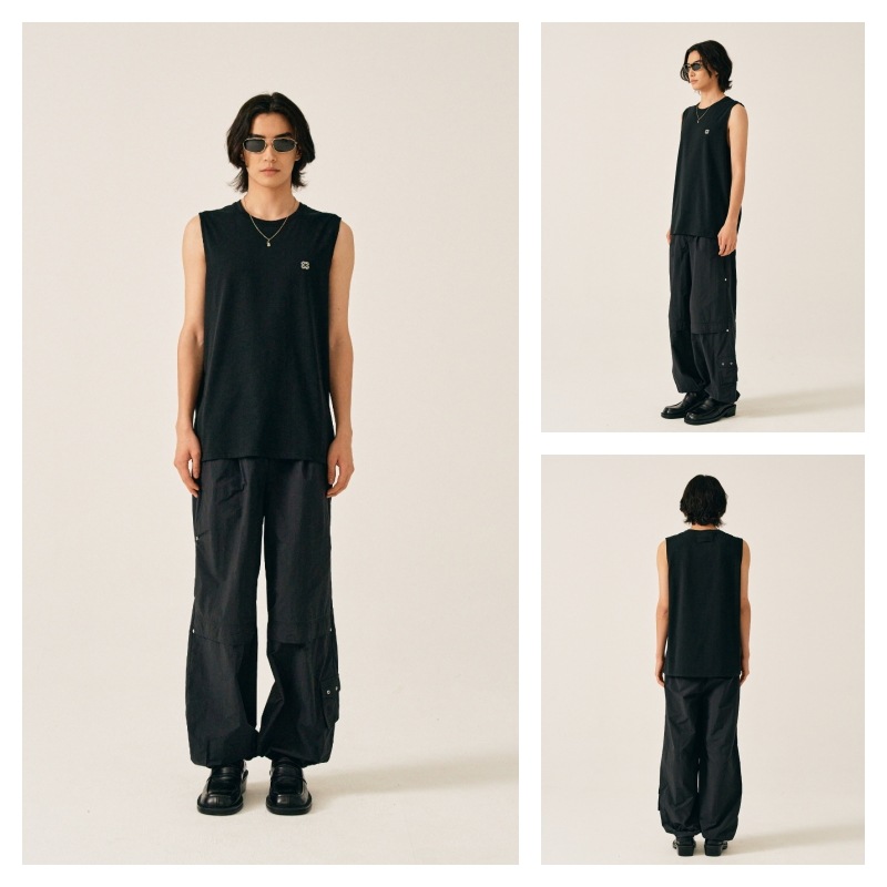 【SATUR】送料関税込 All Day Crew Neck Layered Sleeveless Top MUSINSA | SATUR All-Day Crew Neck Layered Sleeveless Top