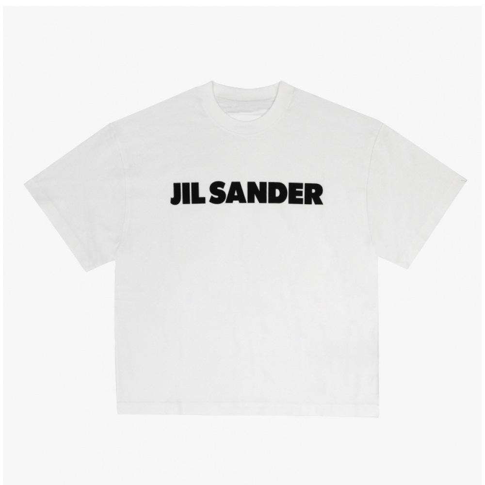 ジルサンダー J03GC0137 無地 半袖 ラウンドネック Tシャツ