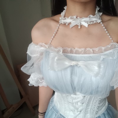 ロリータドレス/蝶の嘘/贈り物/洋式/可愛い/ミディアムとロング ロリータドレス/蝶の嘘/贈り物/洋式/可愛い/ミディアムとロング