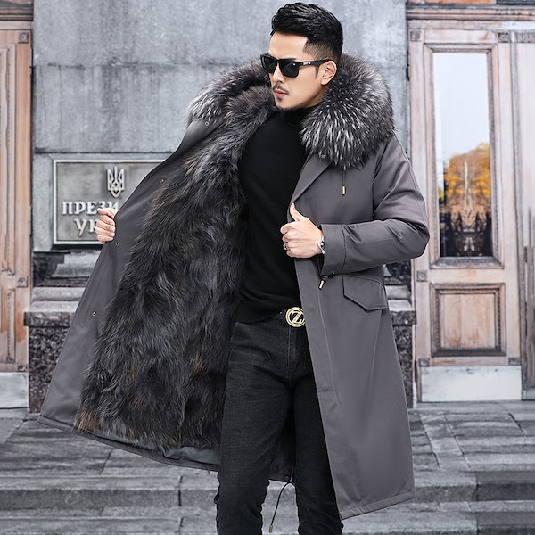 メンズ モッズコート 裏起毛　裏ボア　毛皮コート メンズ ファーコート　ボアコート　ボアジャケット メンズコート ミリタリーコート　防寒着 秋冬 暖かい モッズコート 裏起毛 メンズ 裏ボア 毛皮コート メンズ