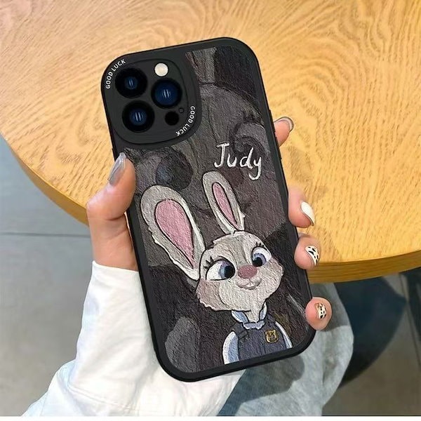 ディズニー ズートピア iphoneケース ジュディ iphone13/14 iphone14