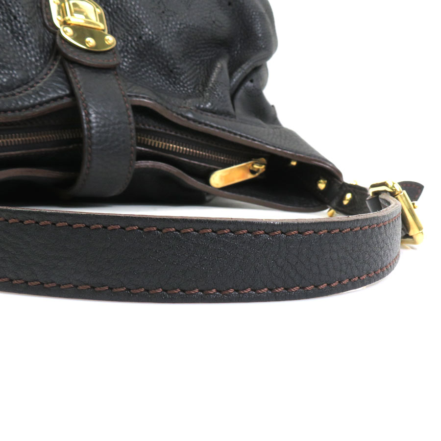 ルイ ヴィトン LOUIS VUITTON ショルダーバッグ モノグラムマヒナ XS レザー ブラック ゴールド レディース M95660 e60575a ルイ ヴィトン LOUIS VUITTON ショルダーバッグ モノグラムマヒナ XS レザー ブラック ゴールド レディース M95660 e60575a