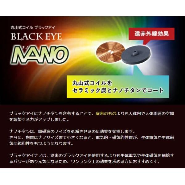 【送料無料】NEW ブラックアイ ナノ 6個入２箱セット【一般医療機器】【ポイント15％以上】電磁波防止で人気のブラックアイシリーズ新商品 電磁波防止 対策