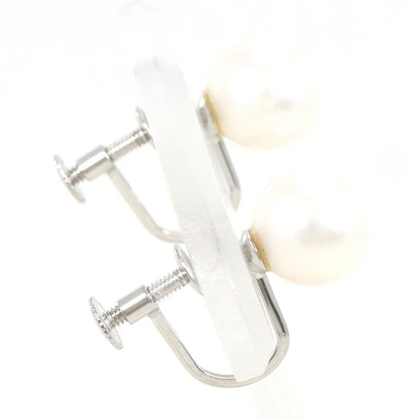 K14 14金 WG ホワイトゴールド イヤリング パール(真珠) ジュエリー 中古