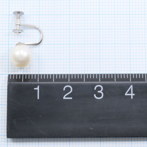 K14 14金 WG ホワイトゴールド イヤリング パール(真珠) ジュエリー 中古