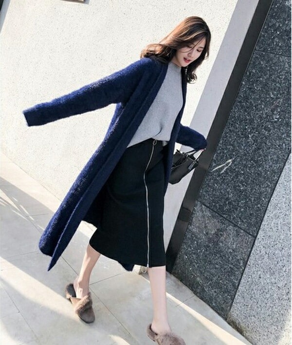 ロングカーディガン シャギー ニット 厚手 レディース コーディガン 無地 きれいめ ボタンなし ゆったり 長袖 秋冬 オフィス ライトアウター ニットコート ロングカーディガン シャギー ニット 厚手 レディース コーディガン 無地 きれいめ ボタンなし ゆったり 長袖 秋冬 オフィス ライトアウター ニットコート