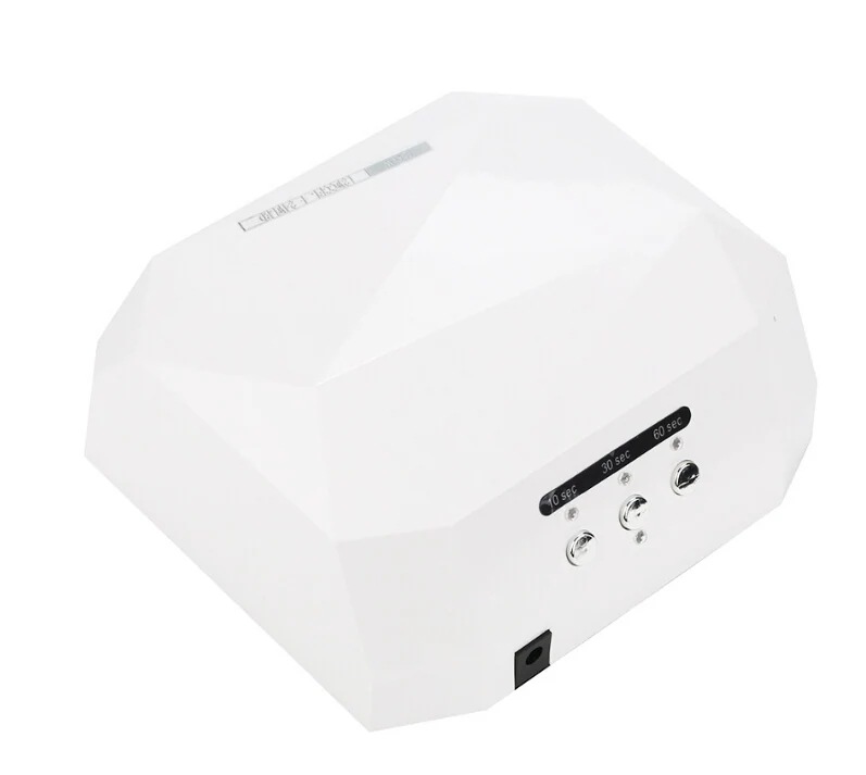 をダイヤモンド形状ネイルドライヤーled ランプ36ワットジェルネイル機ドライマニキュアツール保護ランプで自動センサー