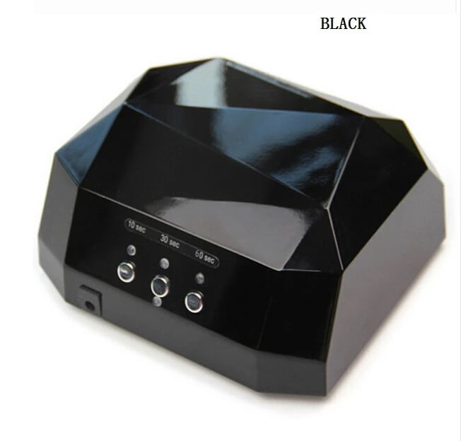 をダイヤモンド形状ネイルドライヤーled ランプ36ワットジェルネイル機ドライマニキュアツール保護ランプで自動センサー