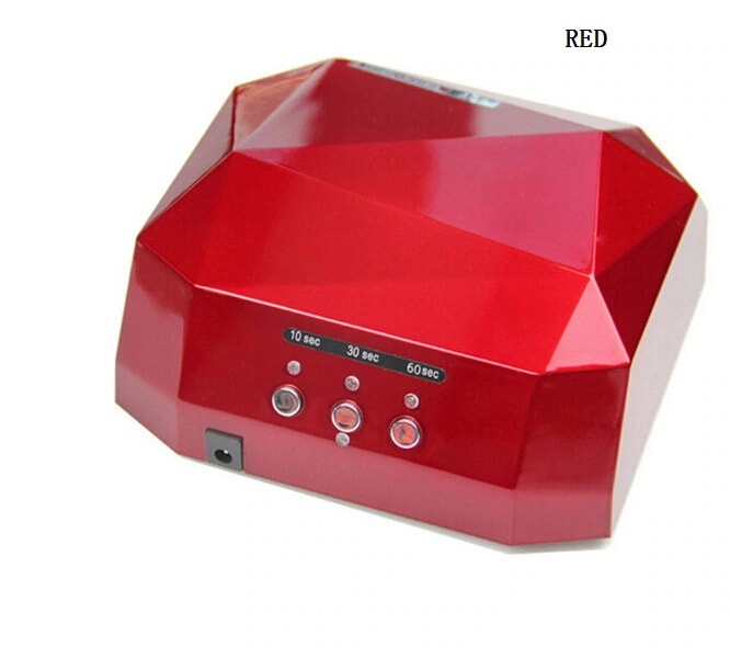 をダイヤモンド形状ネイルドライヤーled ランプ36ワットジェルネイル機ドライマニキュアツール保護ランプで自動センサー