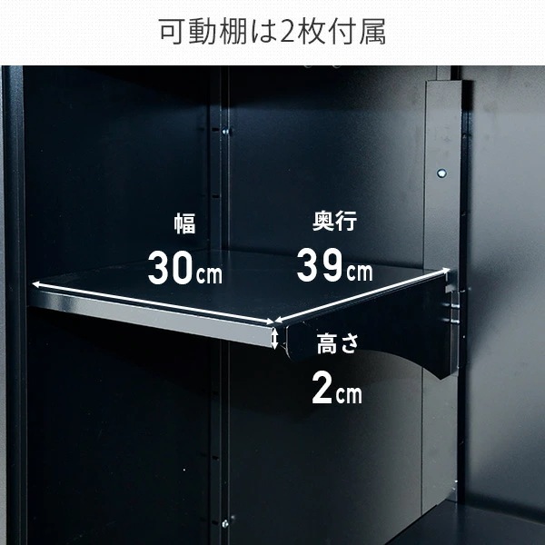 物置 屋外 おしゃれ 大型 (幅79奥行50高さ162) 鍵付き ISM-750 ブラック