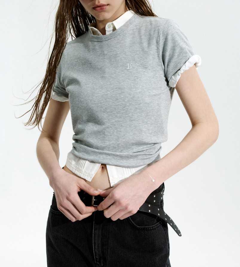 STUDDED LEATHER BELT (LC257BE03BK) STUDDED LEATHER BELT (LC257BE03BK)